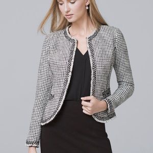 WHBM tweed jacket blazer NWT size medium M